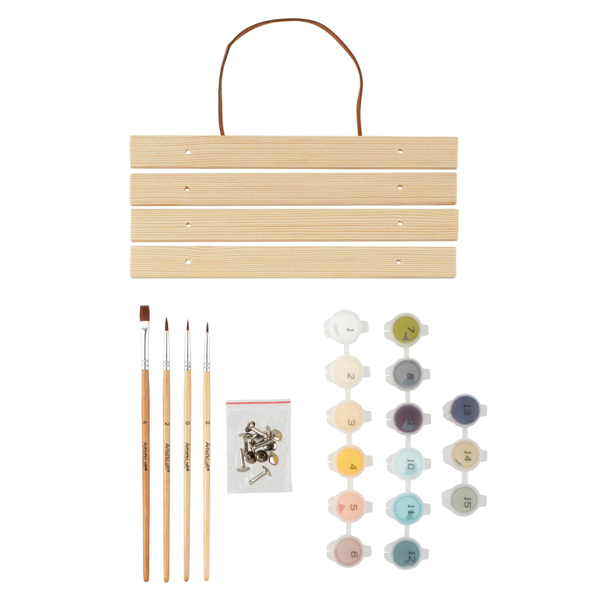 8" x 10" Great Smoky Mountains Paint-by-Number Kit with Wood Display Hanger by Artist's Loft®